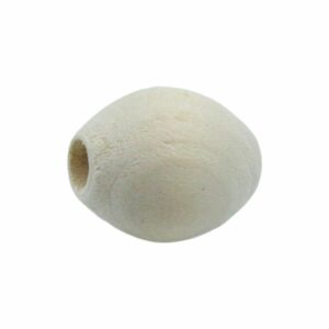 Wood Bead – Oval - 17mm – Raw