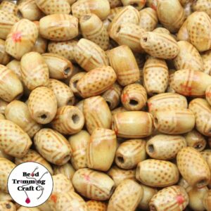 Wood Bead – Oval - 12 x 8mm