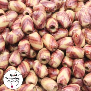 Wood Bead – Oval - 12 x 9mm