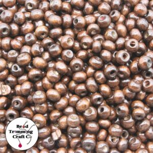 Wood Bead - 6mm - Brown