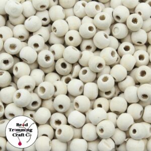 Wood Bead - 8mm - Raw