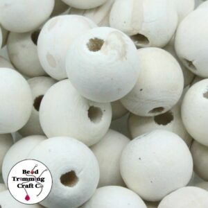 Wood Bead - 20mm - Raw