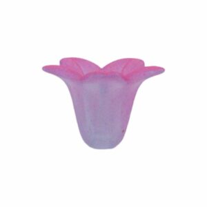 Flower Bead – 13mm – Dark Pink