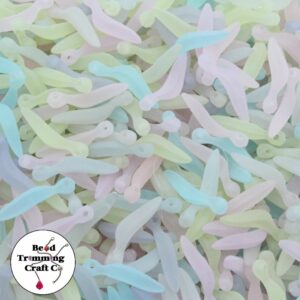 Banana Mini Charm - 17mm – Pastel Matte Mix