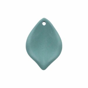 Leaf – 30 x 20mm - Matte Teale