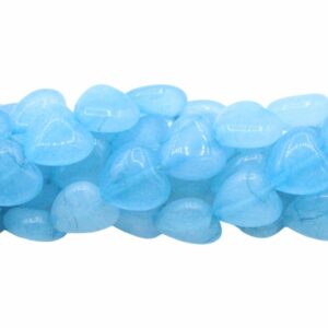 Agate - Heart Bead – 12mm – 37cm strand