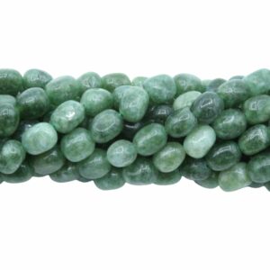 Jade - Barrel Bead – 10mm – 39cm strand - Green