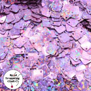 Sequin - Diamond – 8mm – Pink Laser - Price per gram