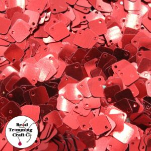 Sequin - Diamond – 8mm – Red - Price per gram