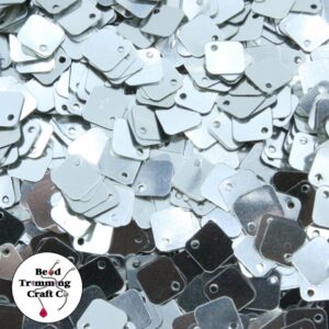 Sequin - Diamond – 8mm – Silver - Price per gram