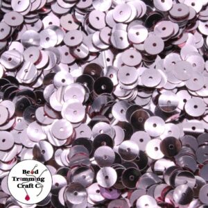 Sequin - Round - Flat – 6mm – Pink Salmon - Price per gram