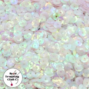Sequin - Round - Cup – 6mm – Pink Musk Mix AB - Price per gram