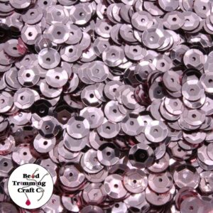Sequin - Round - Cup – 6mm – Pink Salmon - Price per gram