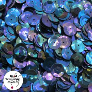 Sequin - Round - Cup – 10mm – Oil Slick - Price per gram
