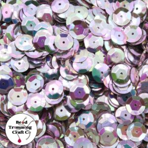 Sequin - Round - Cup – 8mm – Purple Vitrail - Price per gram