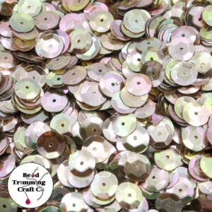 Sequin - Round - Cup – 8mm – Vitrail Opaque - Price per gram