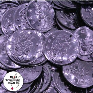Sequin - Coin – 22mm – Purple - Price per gram