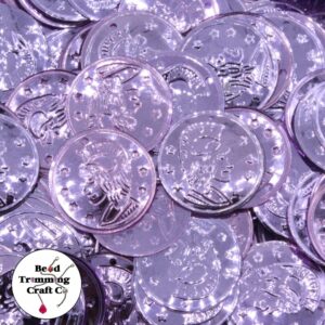 Sequin - Coin – 22mm – Pink - Price per gram