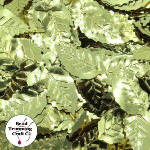 Sequin - Leaf – 25mm – Gold - Price per gram