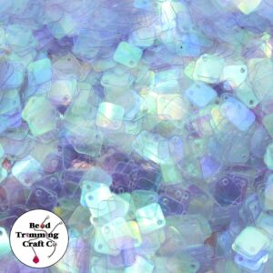 Sequin - Diamond – 8mm – Lt Blue Iris - Price per gram