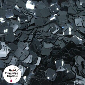 Sequin - Diamond – 8mm – Black - Price per gram