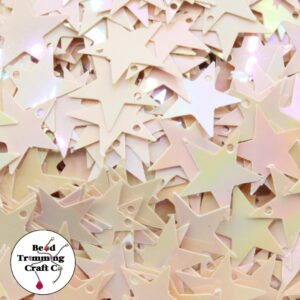 Sequin - Star – 12mm – Salmon - Price per gram