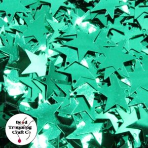 Sequin - Star – 12mm – Green - Price per gram