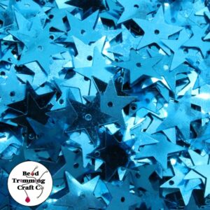 Sequin - Star – 12mm – Blue - Price per gram