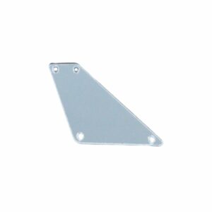 Acrylic Sew On Mirrors - Trapezoid - 31mm - Silver