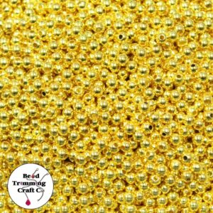 Round Bead - 2.5mm – Gold - Price per gram