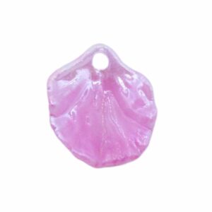 Leaf - 18mm - Pink Luster
