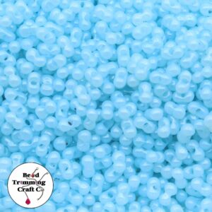 Peanut Bead - 6mm - Luster Blue – Price per gram