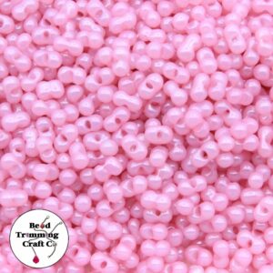 Peanut Bead - 6mm - Luster Pink – Price per gram