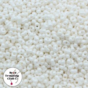Peanut Bead - 6mm - Pearl Cream – Price per gram
