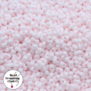 Peanut Bead - 6mm - Pearl Light Pink – Price per gram