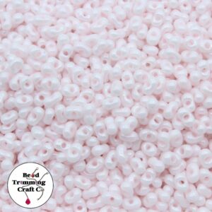 Peanut Bead - 6mm - Pearl Pale Pink – Price per gram