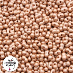 Peanut Bead - 6mm - Powder Light Coffee – Price per gram