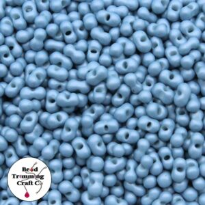 Peanut Bead - 6mm - Powder Blue – Price per gram