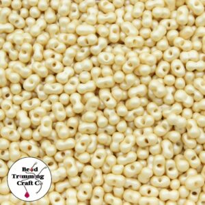 Peanut Bead - 6mm - Powder Cream – Price per gram