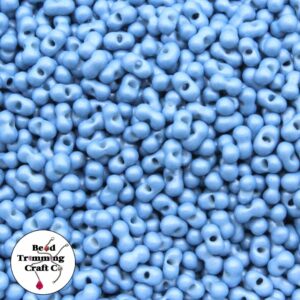 Peanut Bead - 6mm - Powder Light Blue – Price per gram