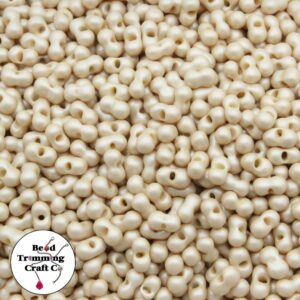 Peanut Bead - 6mm - Powder Beige – Price per gram