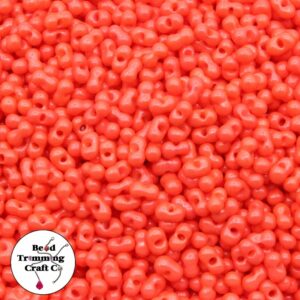 Peanut Bead - 6mm - Opaque Hyacinth – Price per gram