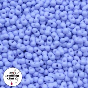 Peanut Bead - 6mm - Opaque Light Purple – Price per gram