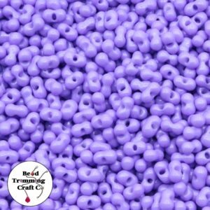 Peanut Bead - 6mm - Opaque Tanzanite – Price per gram