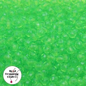 Round Faceted - 6mm - Light Green - Price per Piece