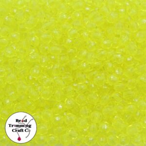 Round Faceted - 6mm - Yellow - Price per Piece