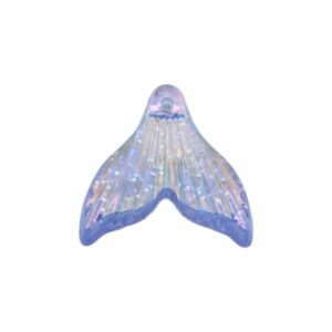Mermaid Tail Charm - 20mm - Purple Iris