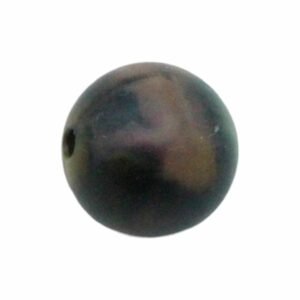 Round Bead – Camouflage - 14mm – Matte Brown