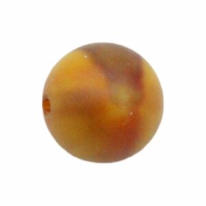 Round Bead – Camouflage - 14mm – Matte Orange