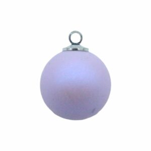 Drop – Round - 16mm – Purple / Antique Silver
